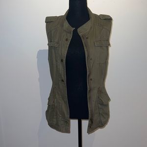 Army Green Cargo Vest